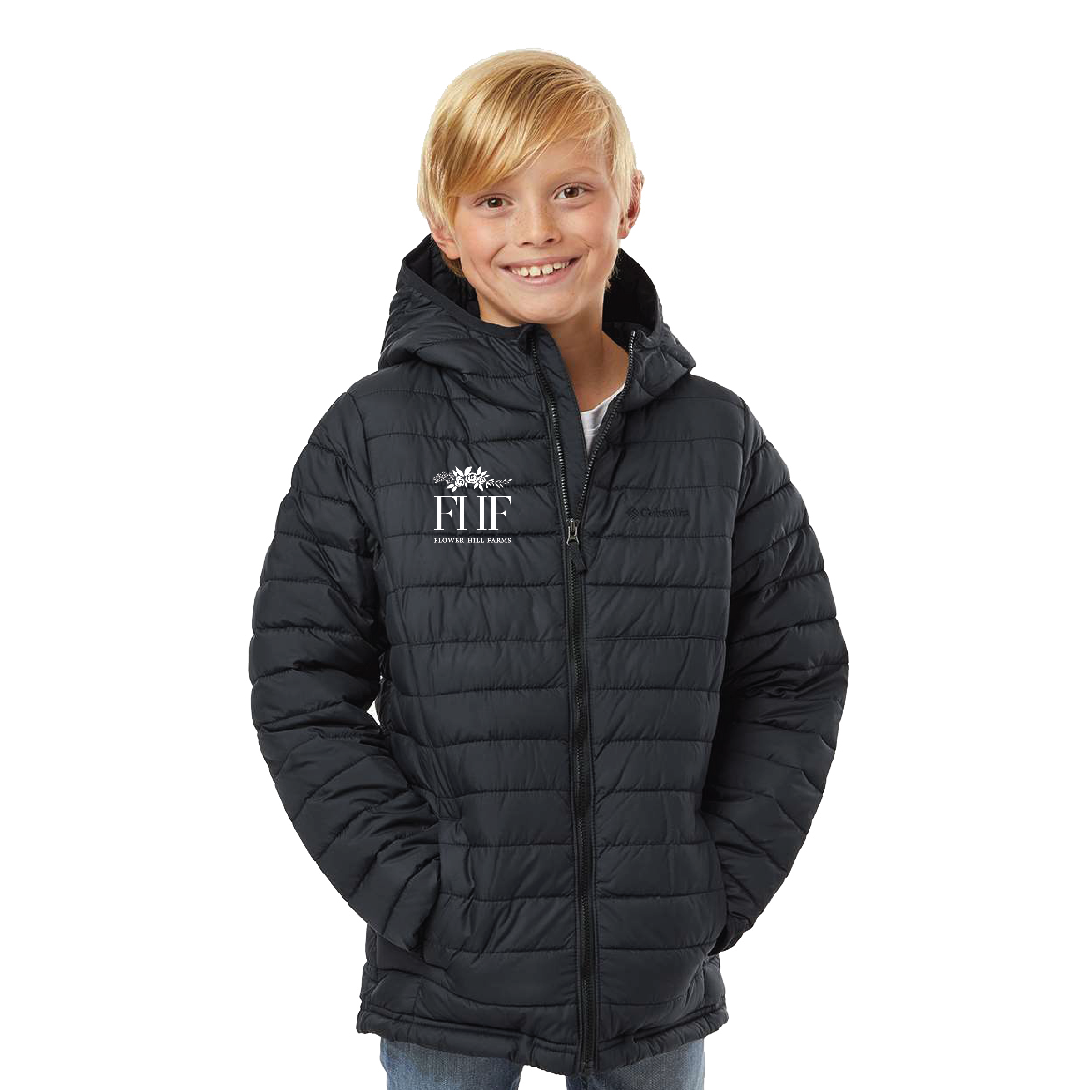 Flower Hill Farms Youth Columbia Powder Lite Jacket