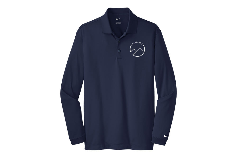 Sand Hill Stable Men's Nike Long Sleeve Stretch Dri-FIT Polo