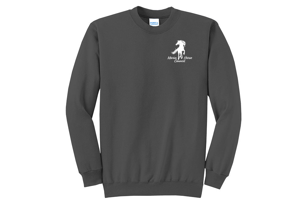 Marin Horse Council Men's Port & Company Fleece Crewneck Sweatshirt