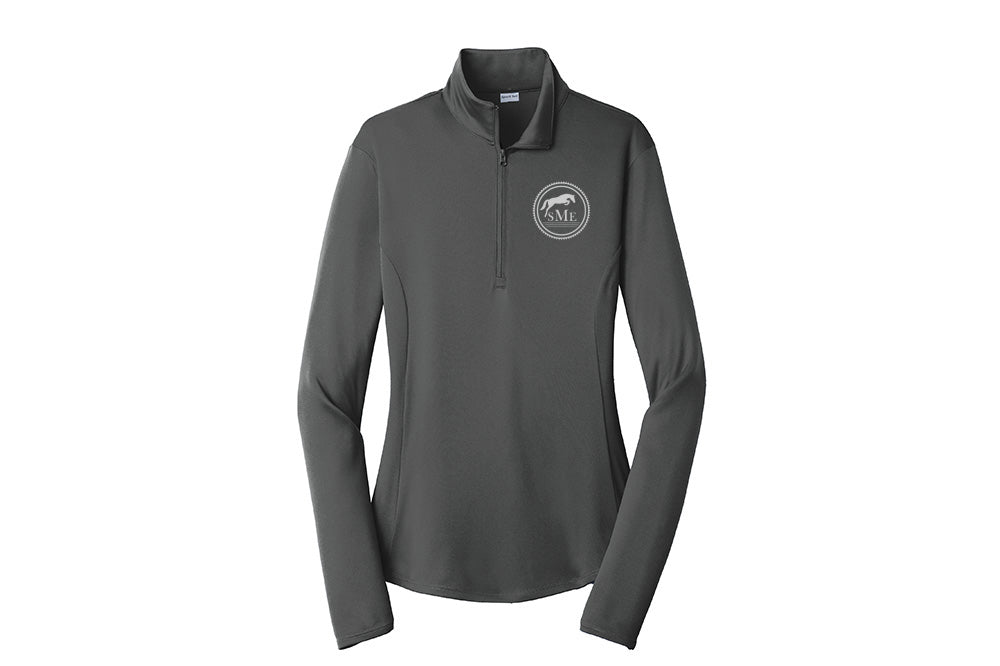Silver Mesquite Equestrian Women's Sport-Tek PosiCharge 1/4 Zip Sunshirt
