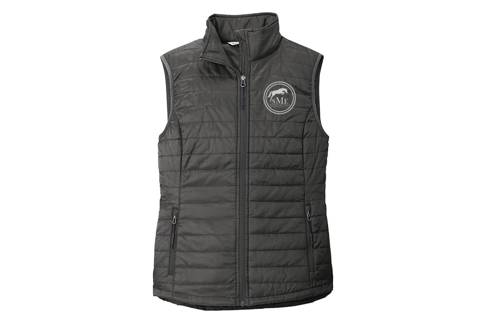Silver Mesquite Equestrian Women's Port Authority Packable Puffy Vest