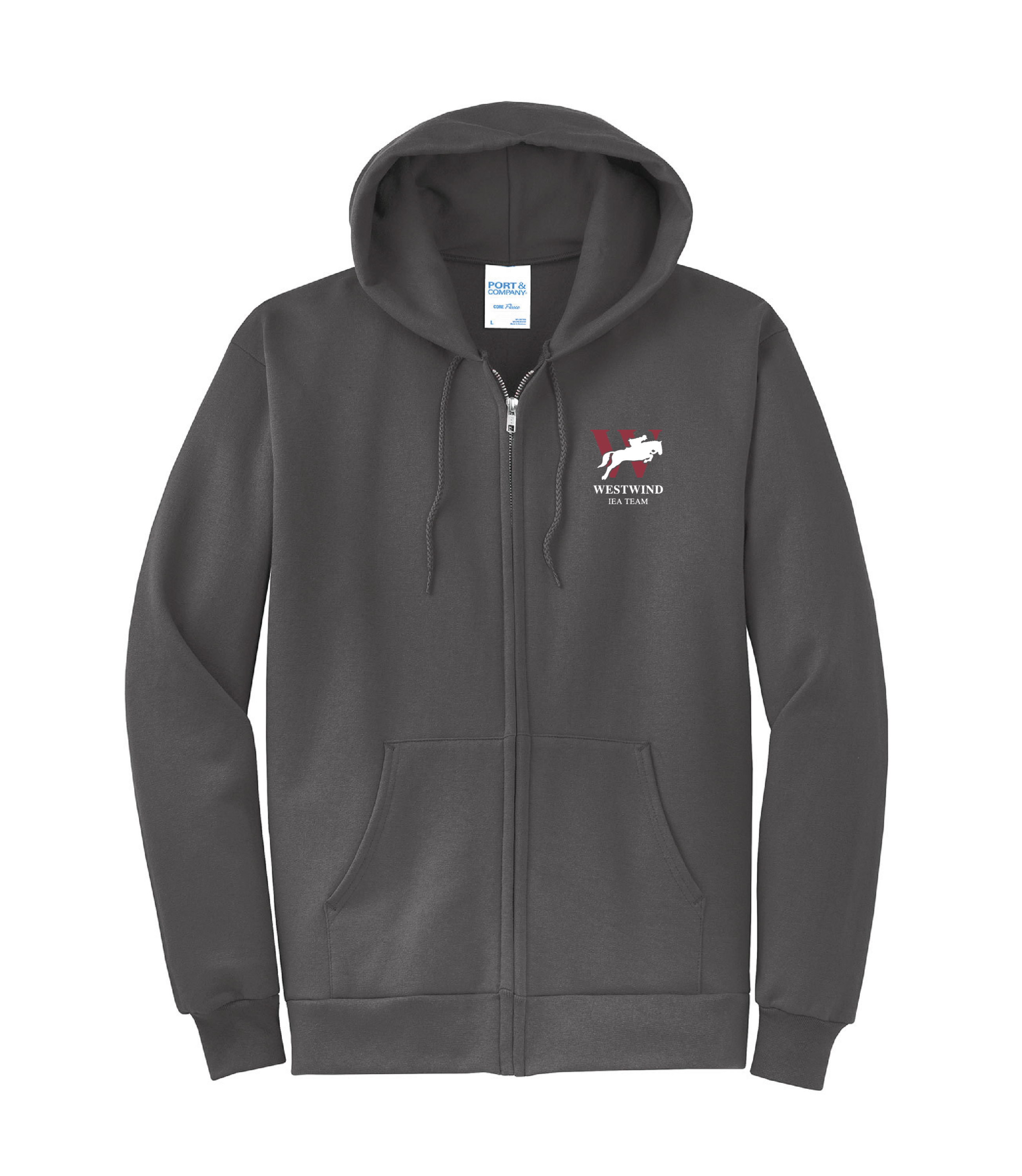 Westwind IEA Men's Port & Company Fleece Zip-Up Hoodie