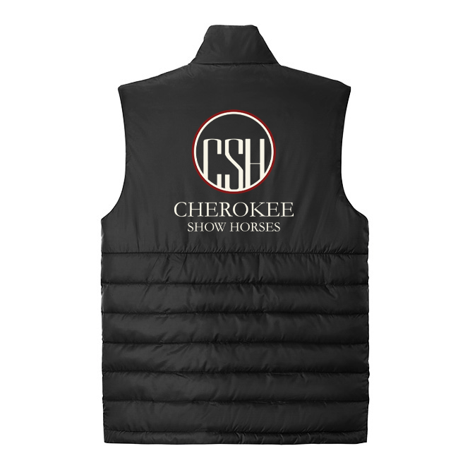 Cherokee Show Horses Men's Eddie Bauer Quilted Vest
