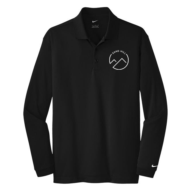 Sand Hill Stable Men's Nike Long Sleeve Stretch Dri-FIT Polo