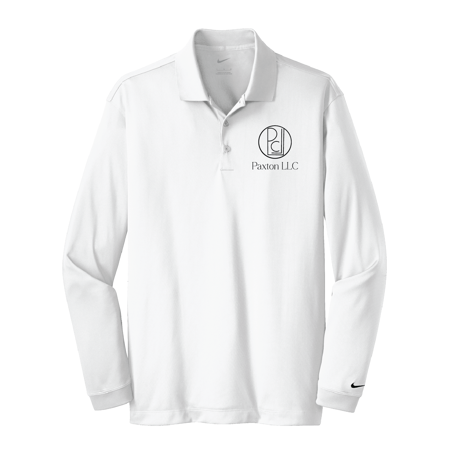 Paxton LLC Men's Nike Long Sleeve Stretch Dri-FIT Polo