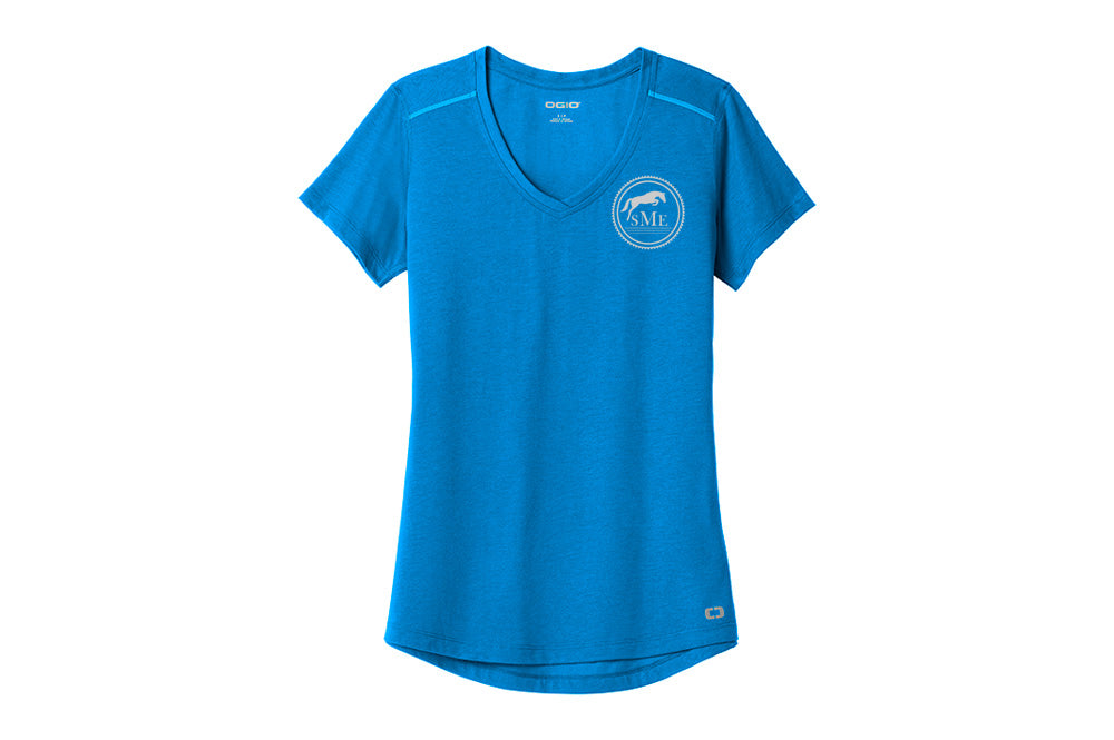 Silver Mesquite Equestrian Women's OGIO Peak V-Neck Tee