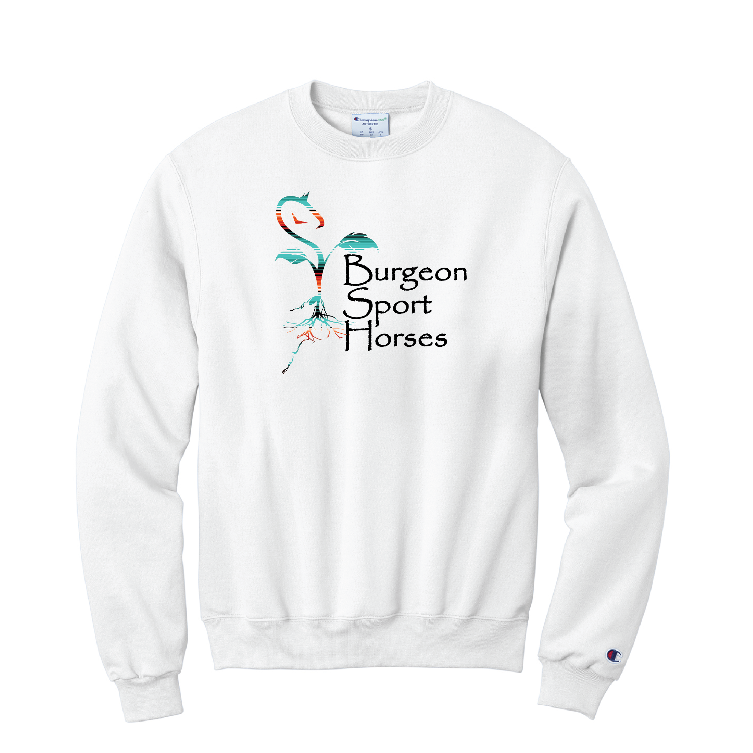 Burgeon Sport Horses Unisex Champion Powerblend Crewneck Sweatshirt