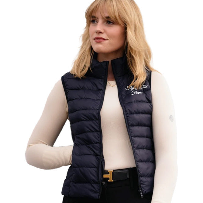 Flying Tail Farms Women's TKEQ 'EZ' Packable Down Vest
