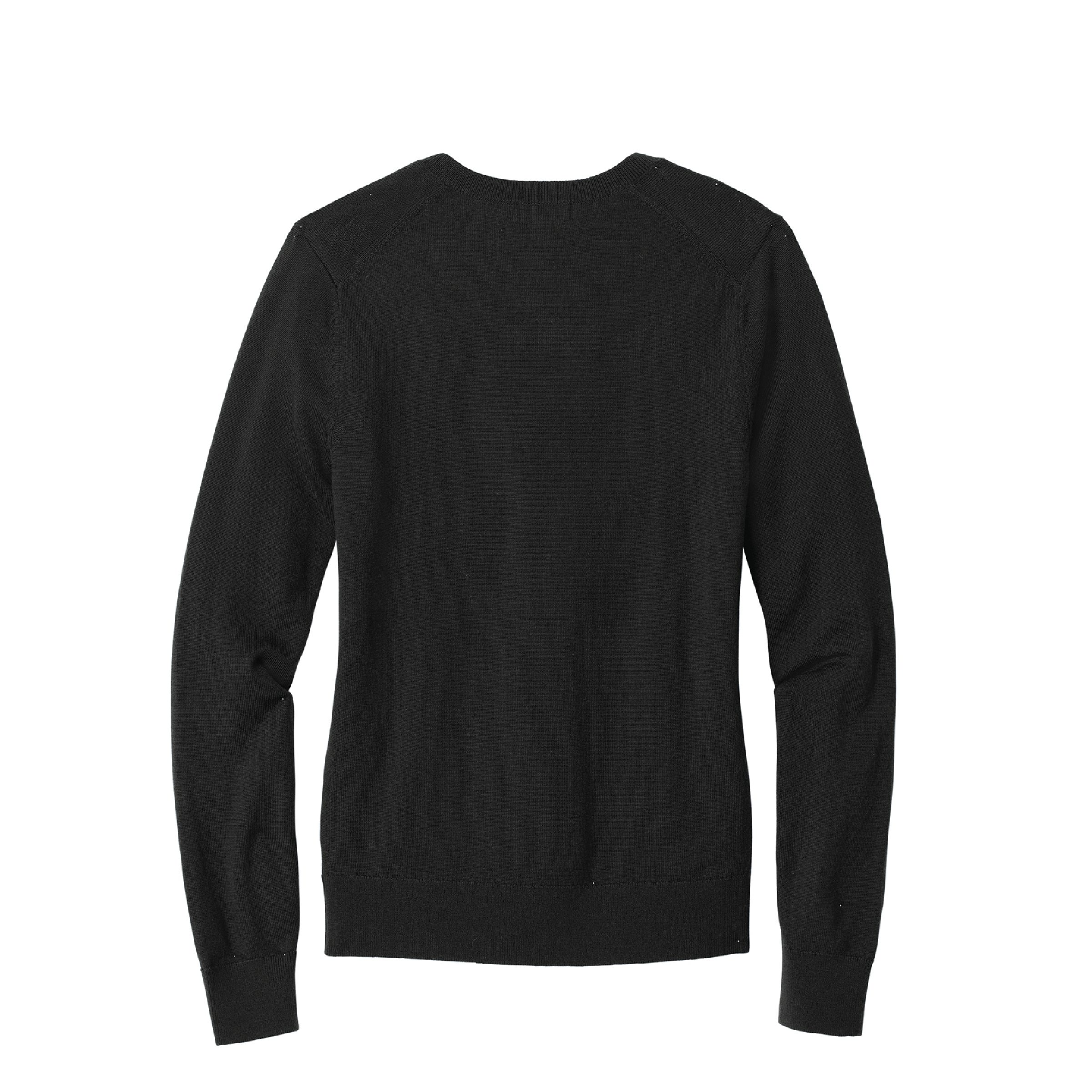 KMT Women's Brooks Brothers Washable Merino Wool V-Neck Sweater