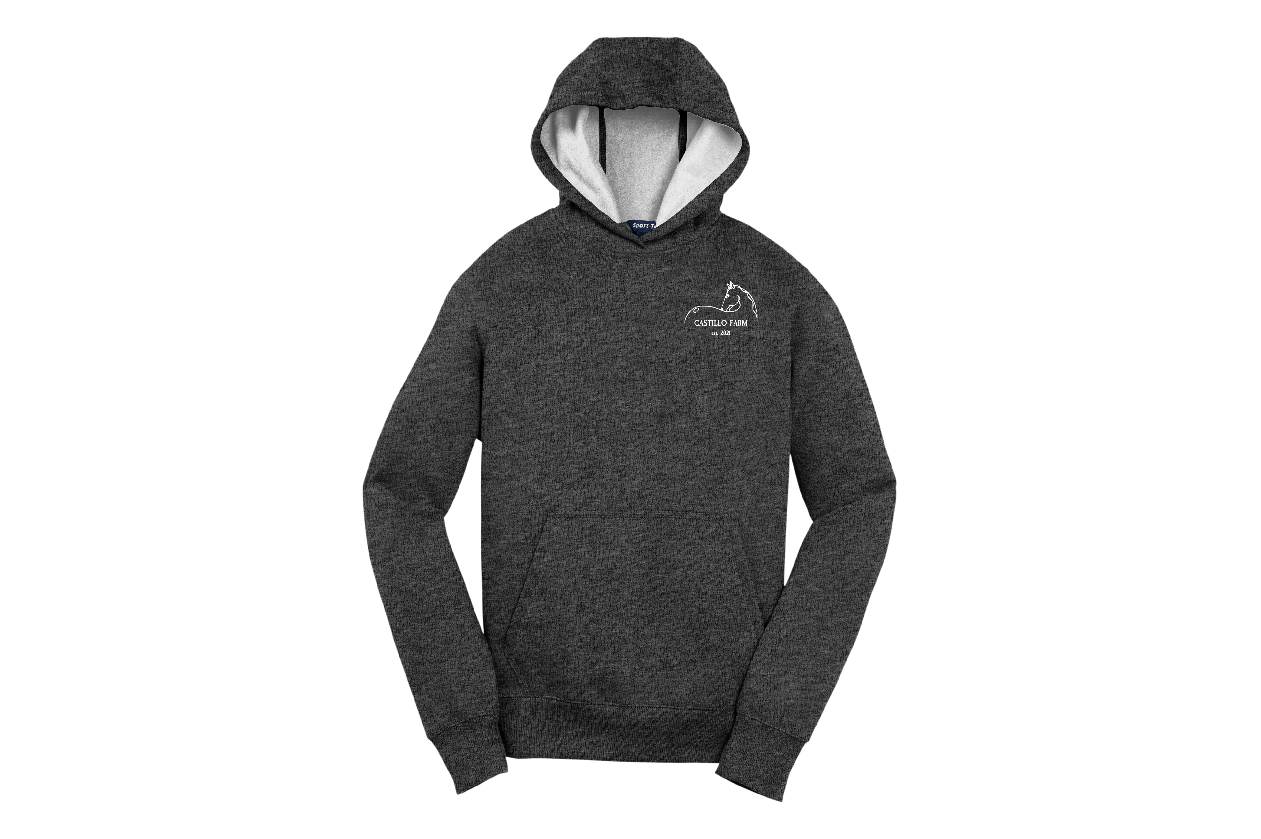 Castillo Farm Youth Sport-Tek Pullover Hooded Sweatshirt