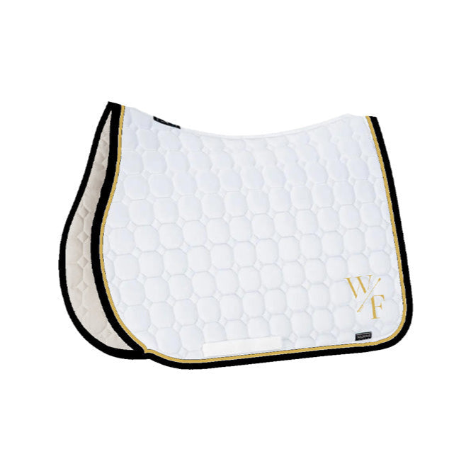 Wanderlust Farm White Equiline Custom Jumping Show Pad