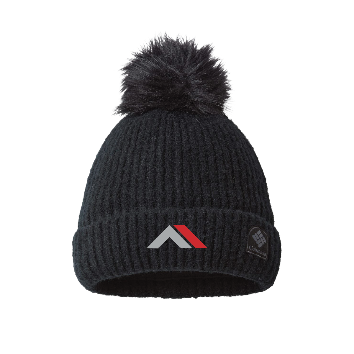 Amara Equestrian Columbia Winter Blur II Pom Beanie