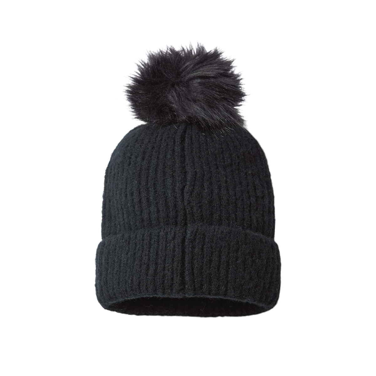 Amara Equestrian Columbia Winter Blur II Pom Beanie