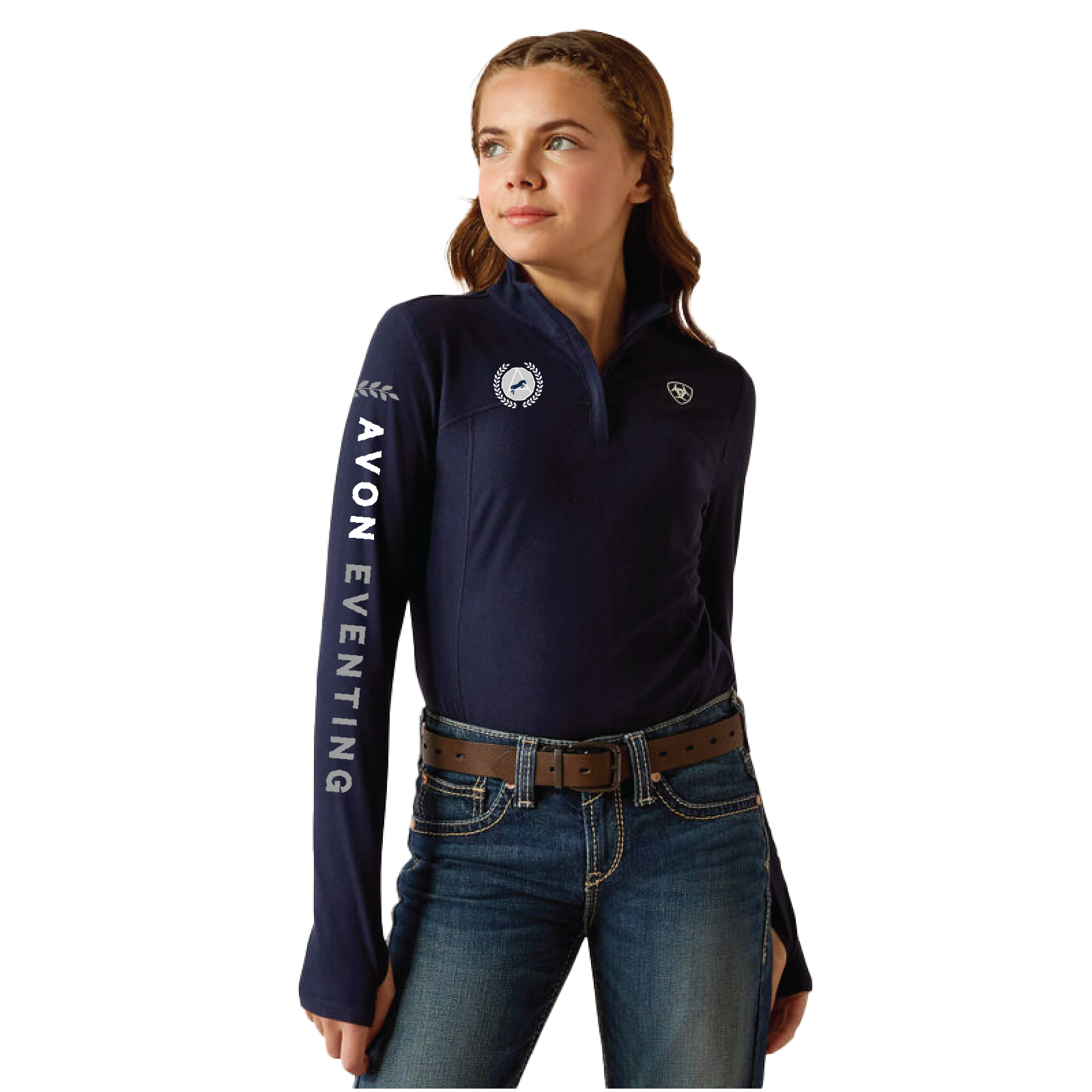 Avon Eventing Youth Ariat Lowell 3.0 1/4 Zip Baselayer
