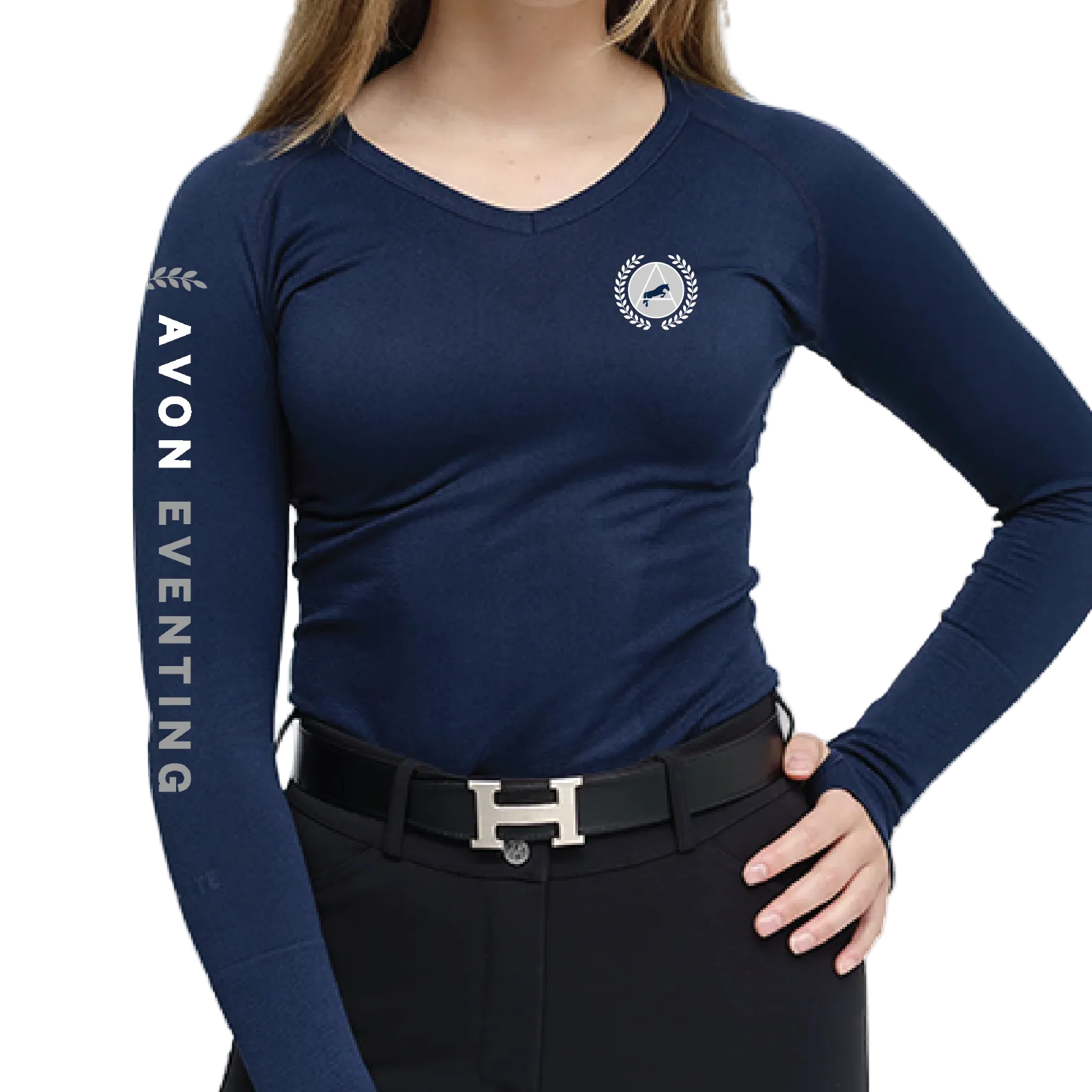 Avon Eventing Women's TKEQ 'Kennedy' Seamless V-Neck Long Sleeve