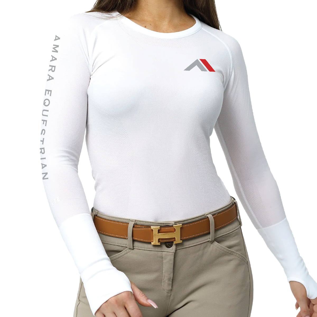 Amara Equestrian Women's TKEQ 'Kennedy' Seamless Long Sleeve