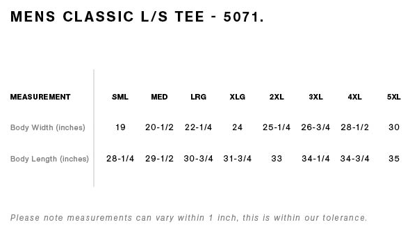 On The Mark Equestrian Men's AS Colour Classic Long Sleeve Tee