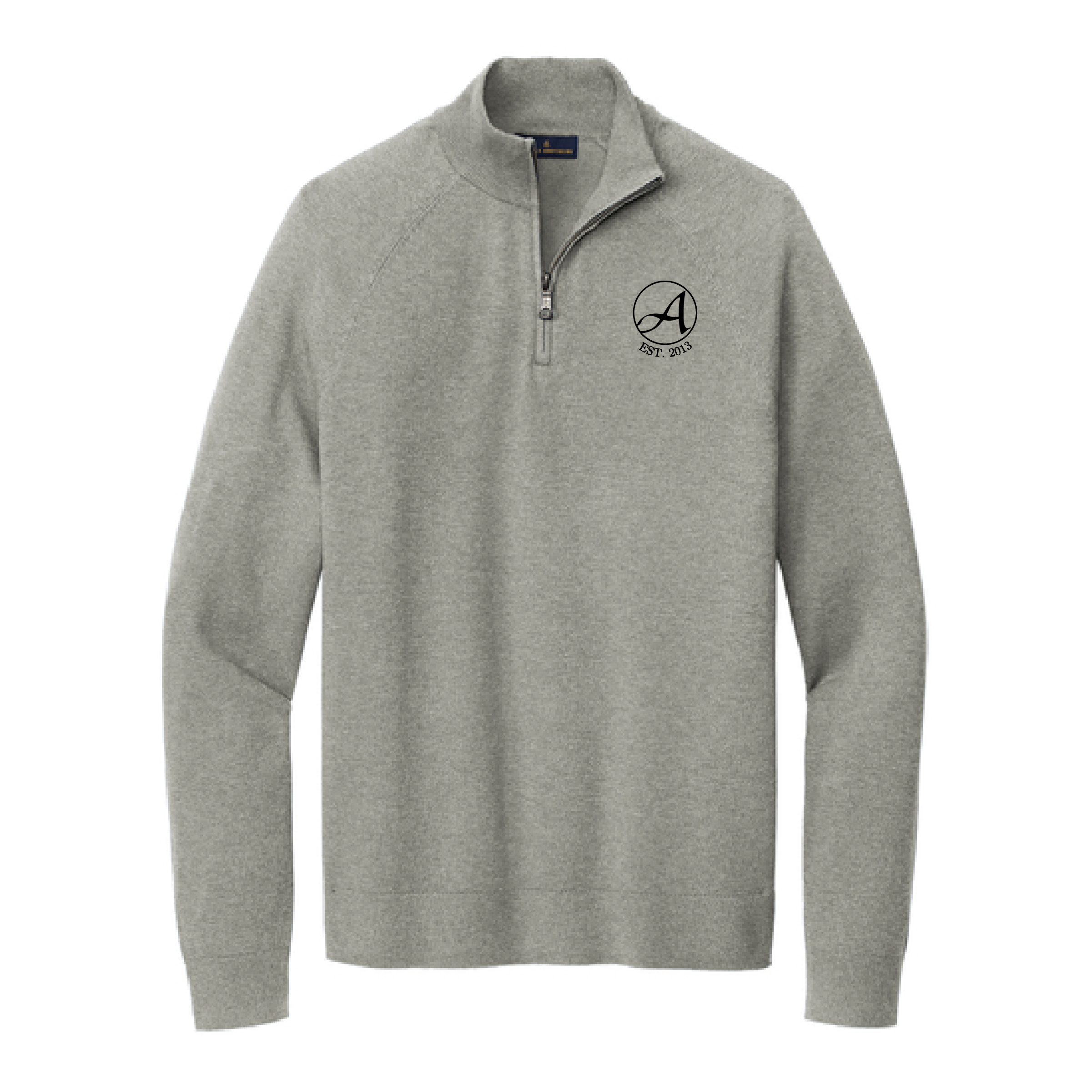 Aleron LLC Brooks Brothers® Cotton Stretch 1/4-Zip Sweater
