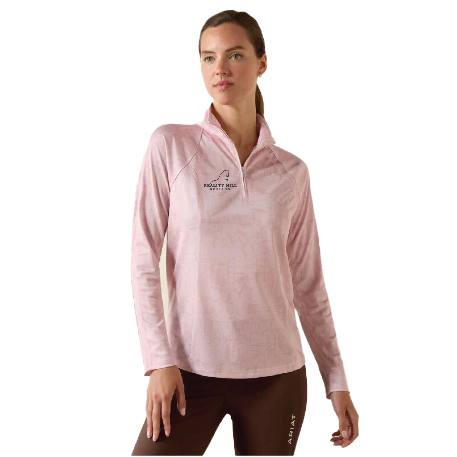 Women's Ariat Sunstopper 1/4 Zip Baselayer