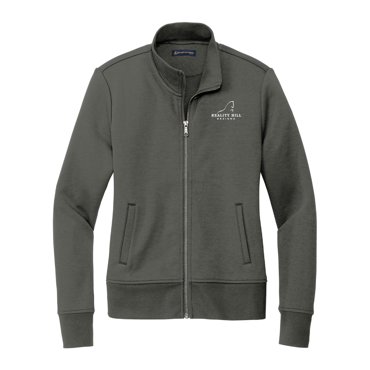 Women's Brooks Brothers Double-Knit Full-Zip