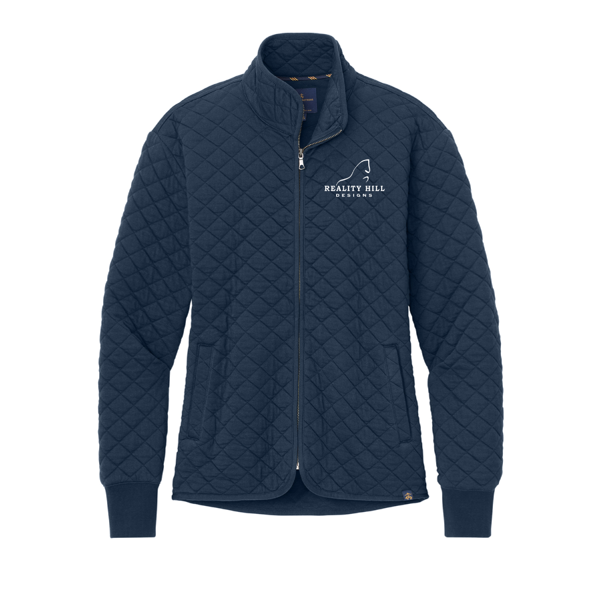 Women's Brooks Brothers Diamond Quilt Full Zip