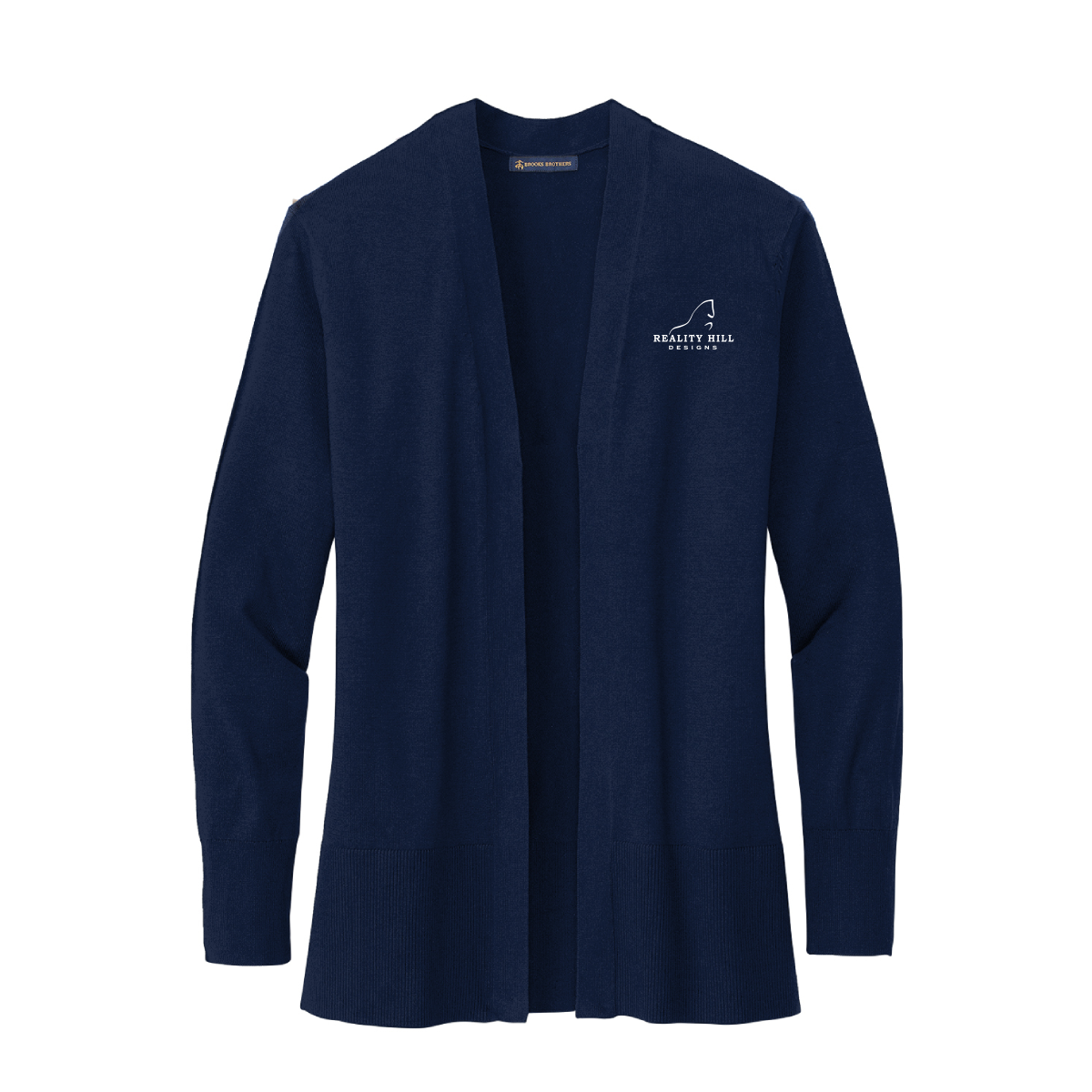 Women's Brooks Brothers Cotton Stretch Long Cardigan Sweater