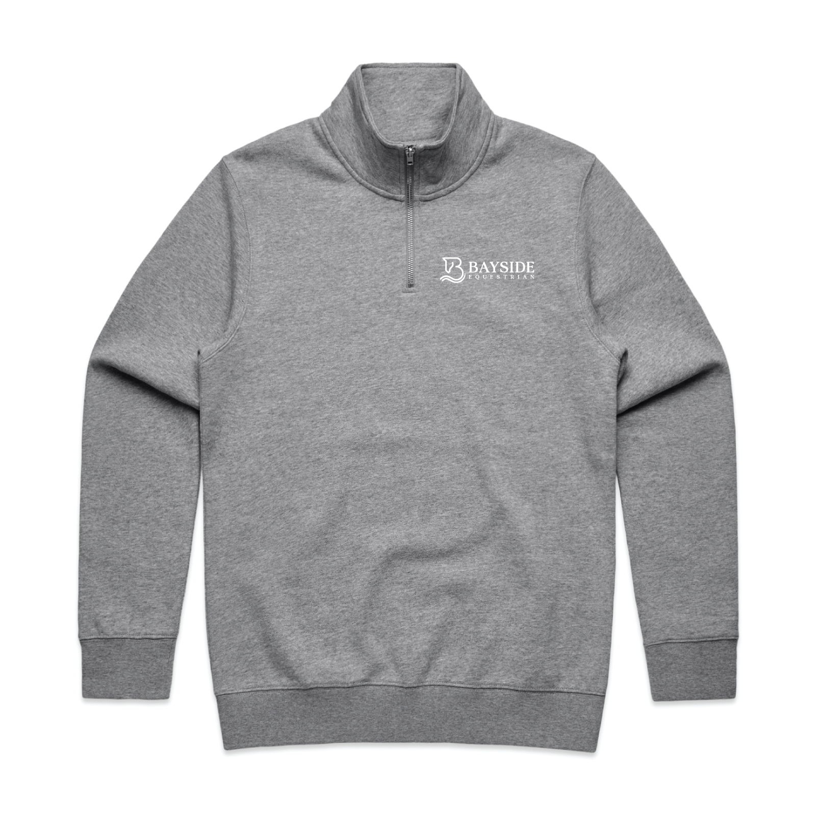 Bayside Equestrian Men's AS Colour Stencil Half Zip Crew