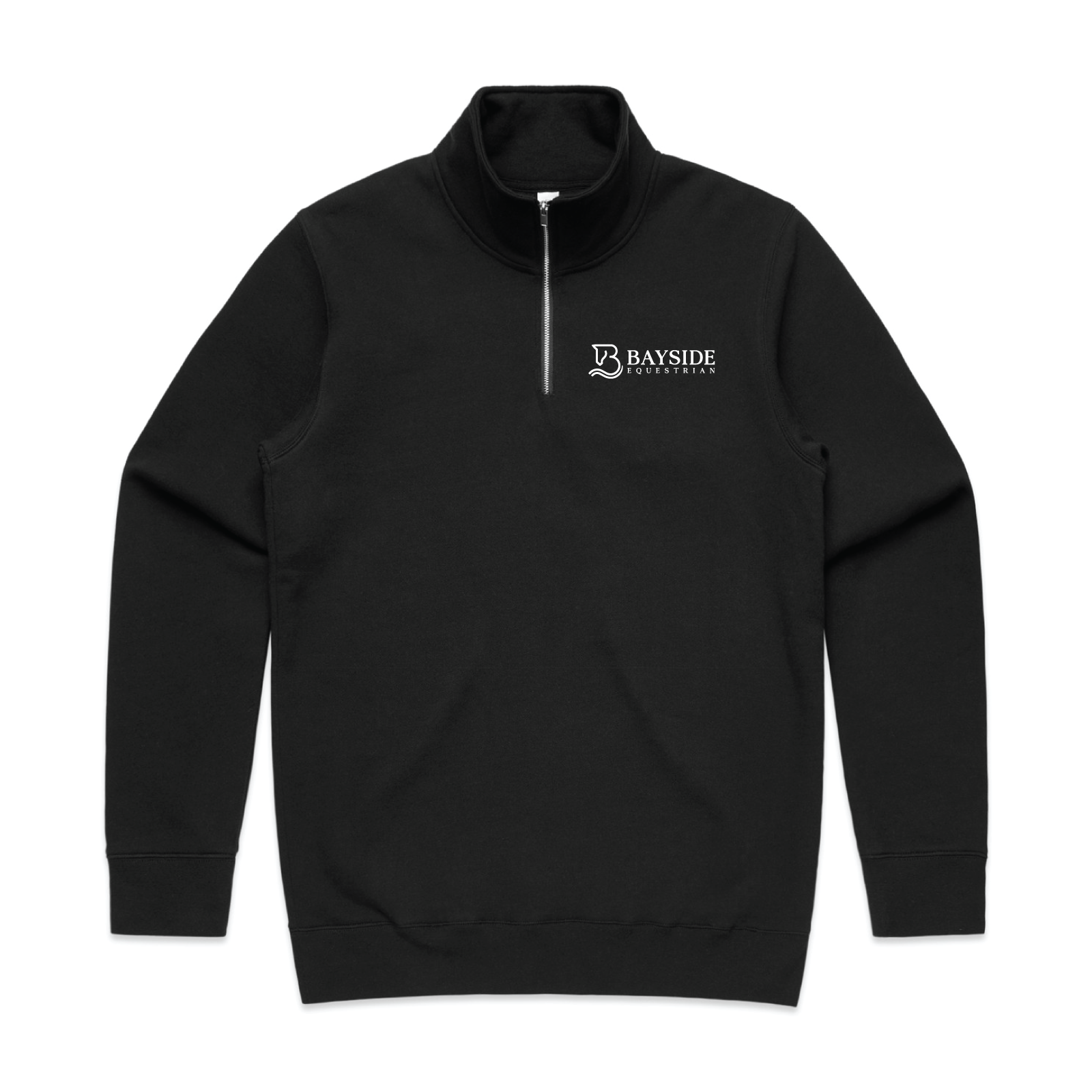 Bayside Equestrian Men's AS Colour Stencil Half Zip Crew