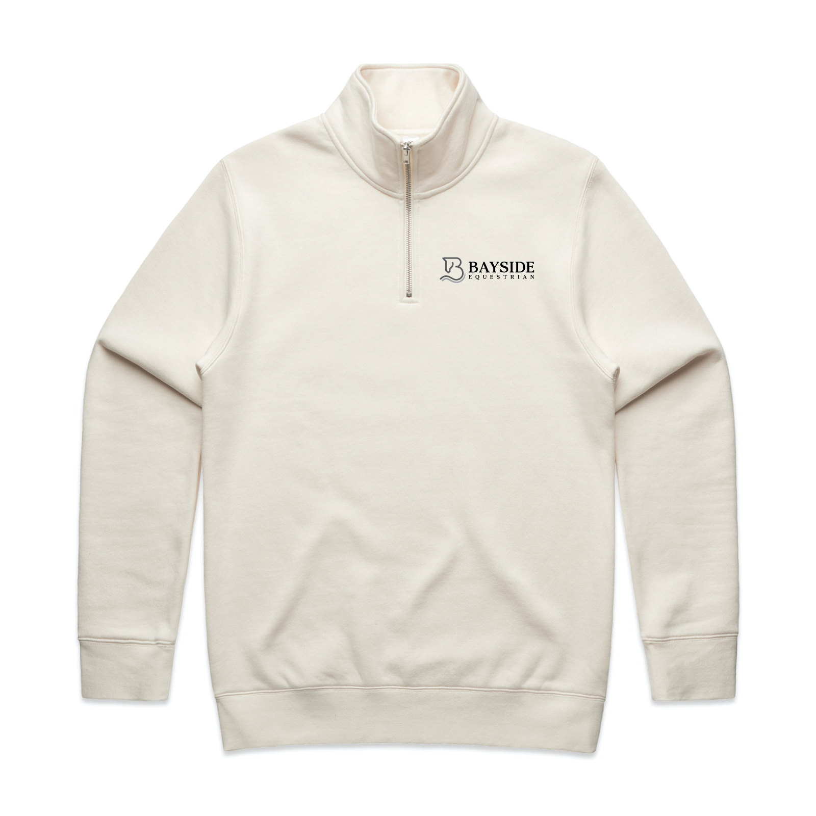 Bayside Equestrian Men's AS Colour Stencil Half Zip Crew