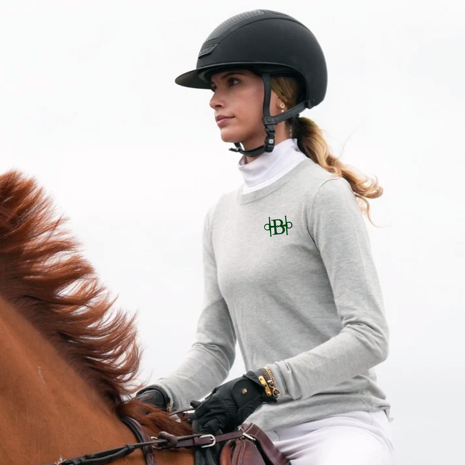 Bristlecone Equestrian Women's TKEQ Essential Crewneck Sweater