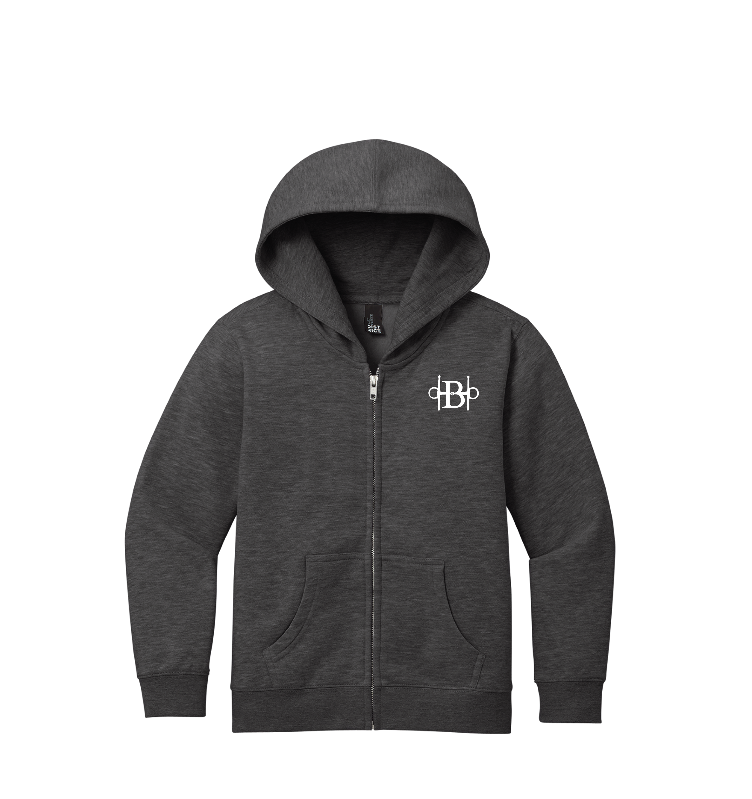Bristlecone Equestrian Youth District Fleece Full-Zip Hoodie