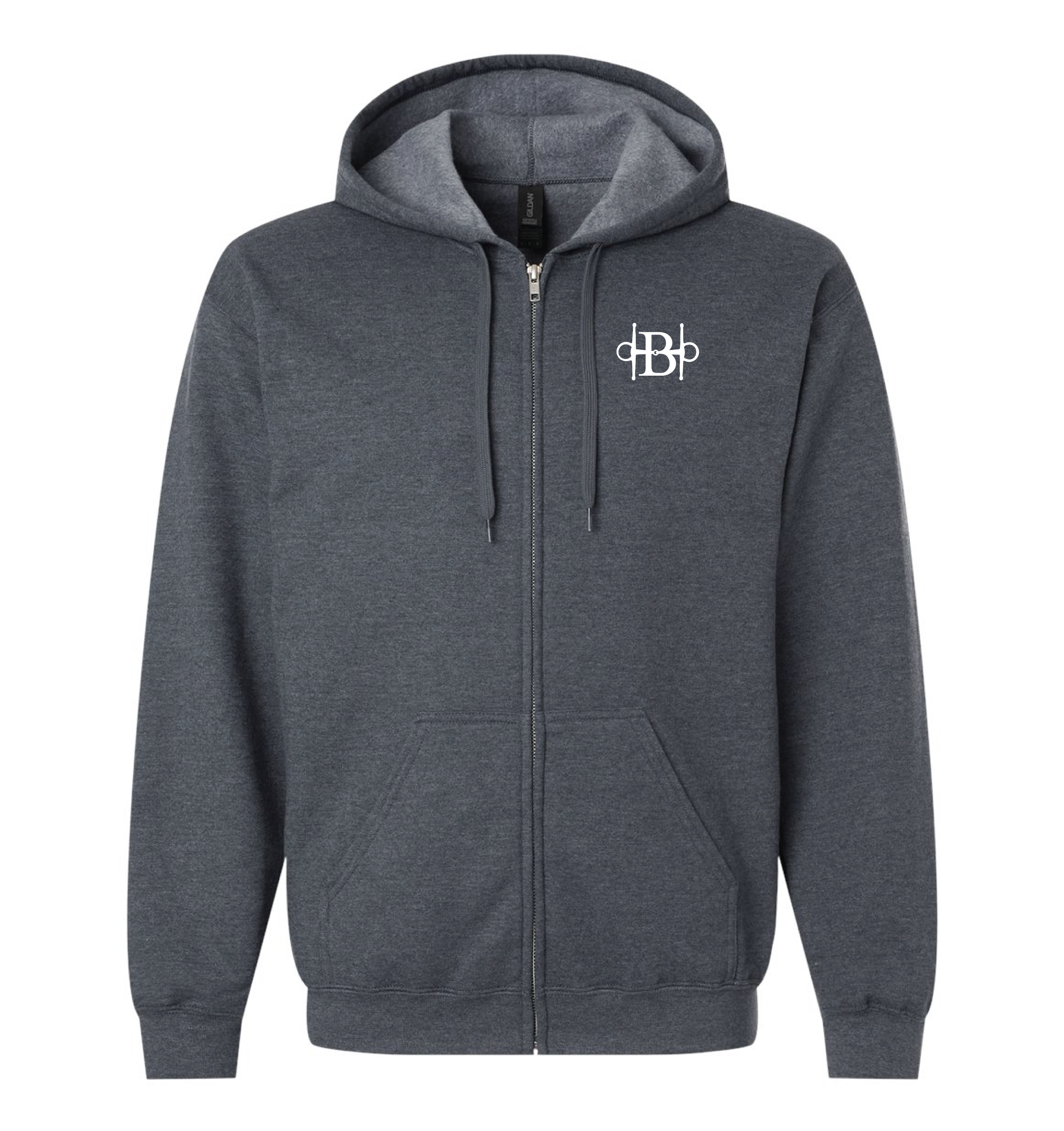 Bristlecone Equestrian Unisex Softstyle Full-Zip Hooded Sweatshirt