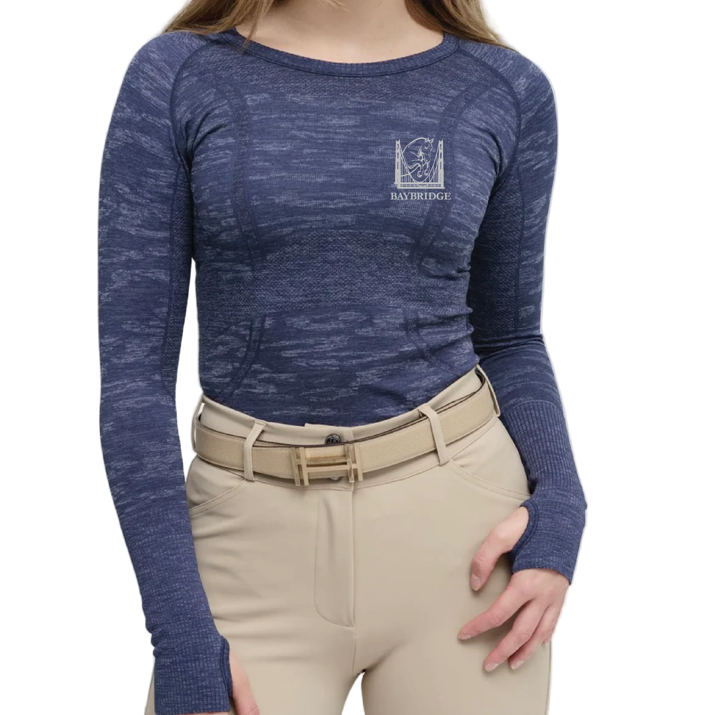 Baybridge Hunter Jumpers Women's TKEQ 'Kennedy' Seamless Long Sleeve