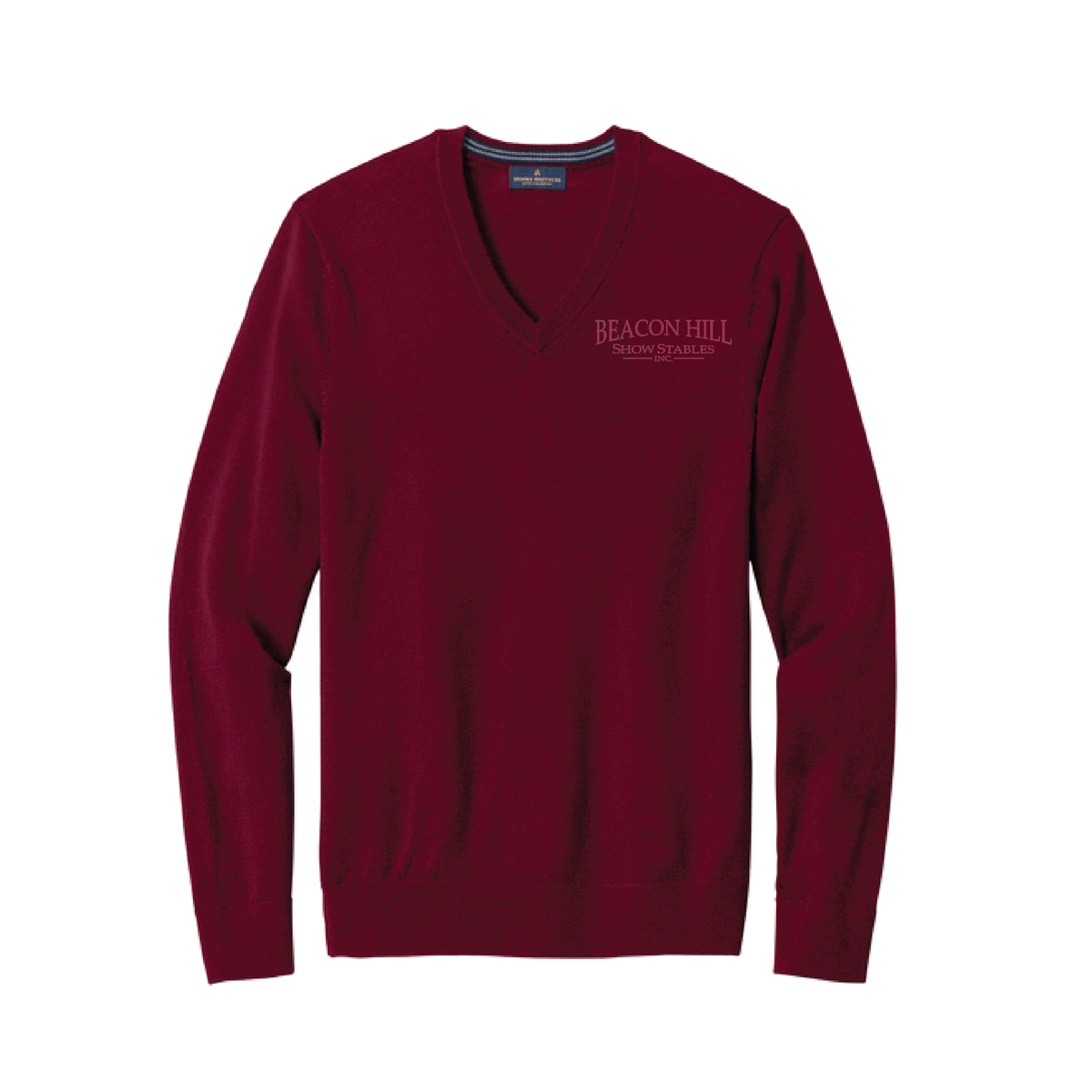 Beacon Hill Men's Brooks Brothers Washable Merino Wool V-Neck Sweater
