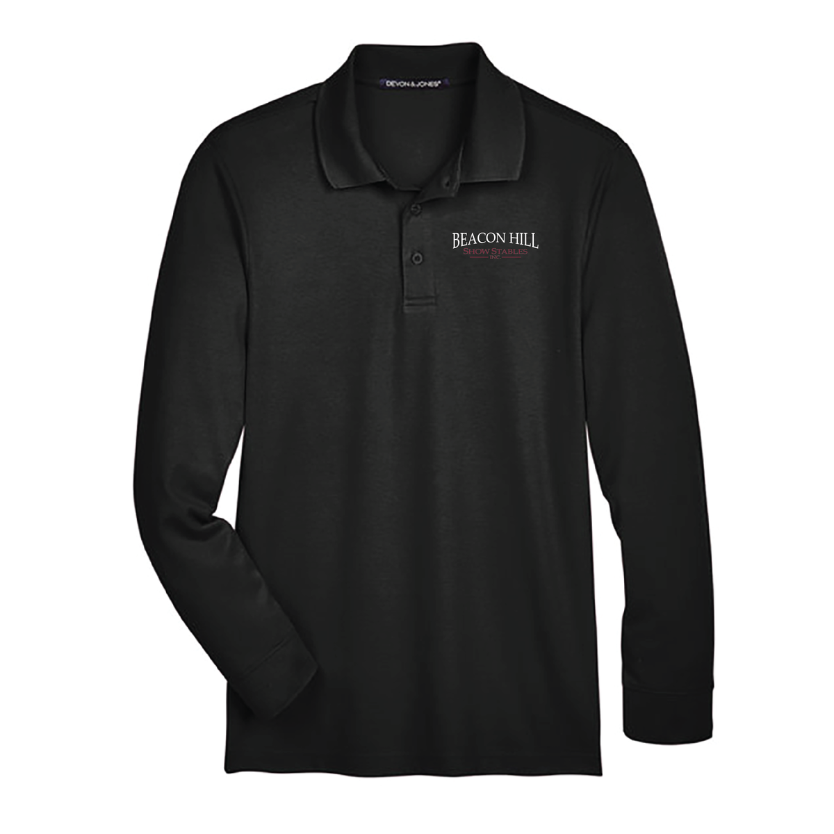 Beacon Hill Men's Devon & Jones Long Sleeve Performance Polo