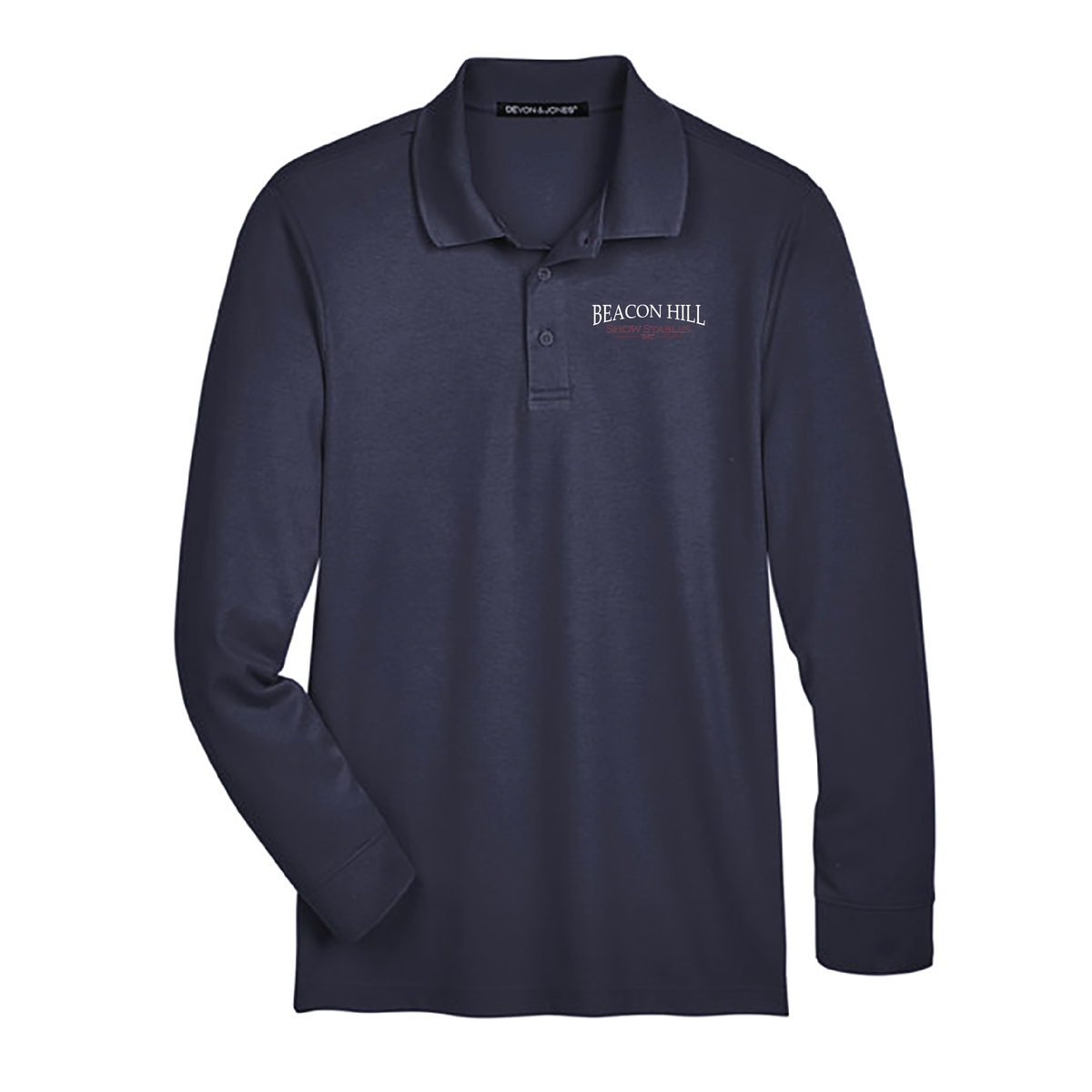 Beacon Hill Men's Devon & Jones Long Sleeve Performance Polo