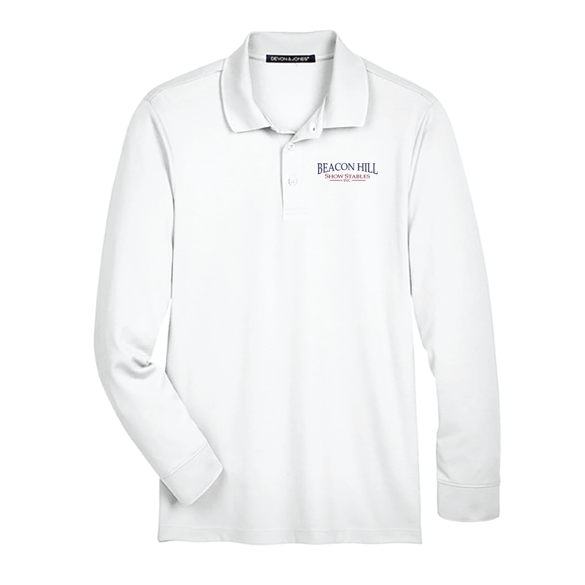 Beacon Hill Men's Devon & Jones Long Sleeve Performance Polo