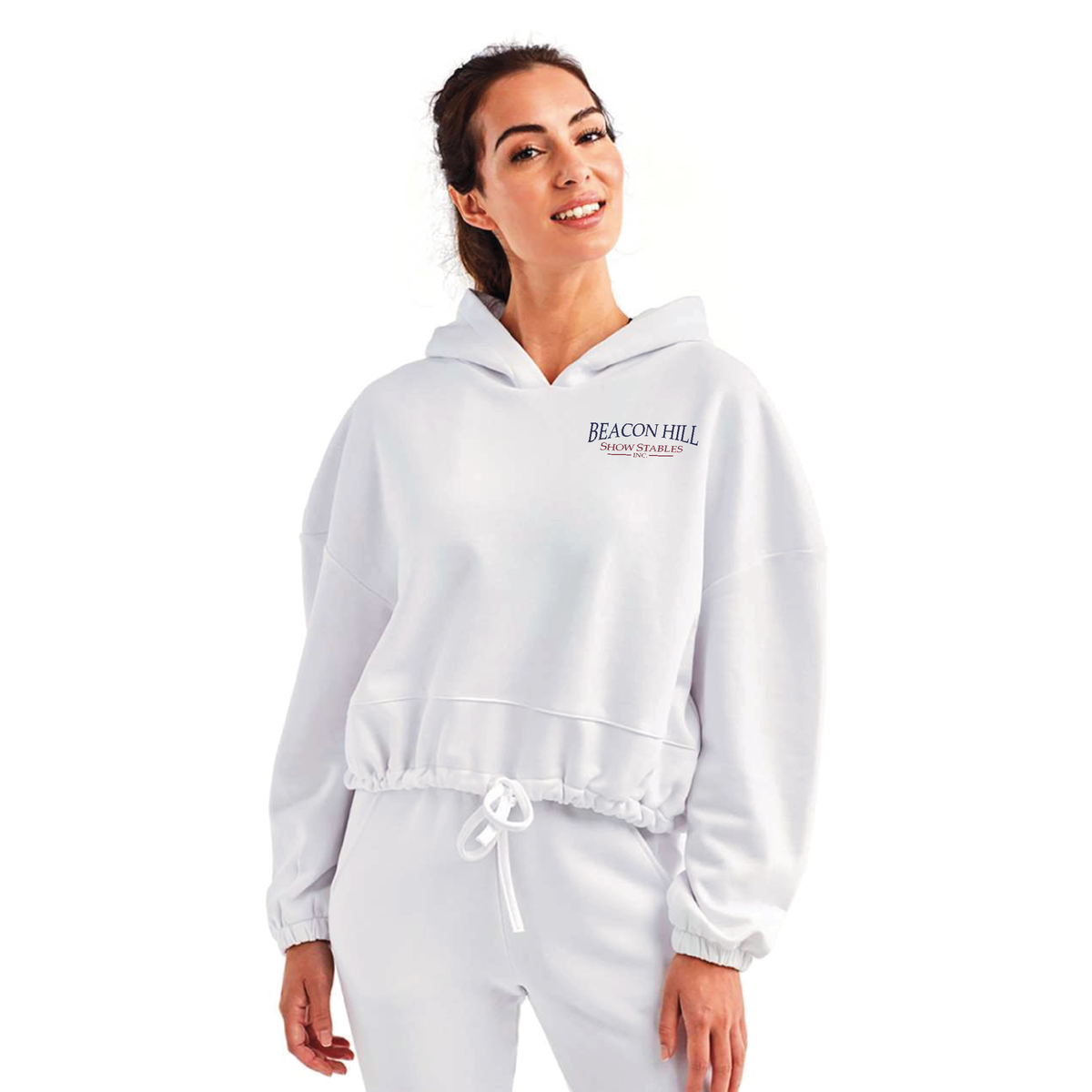 Beacon Hill Women's TriDri Cropped Maria Hooded Sweatshirt