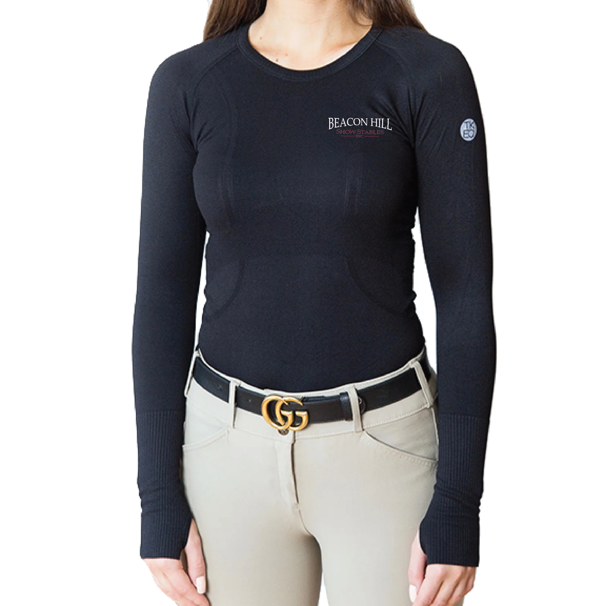Beacon Hill Women's TKEQ 'Kennedy' Seamless Long Sleeve
