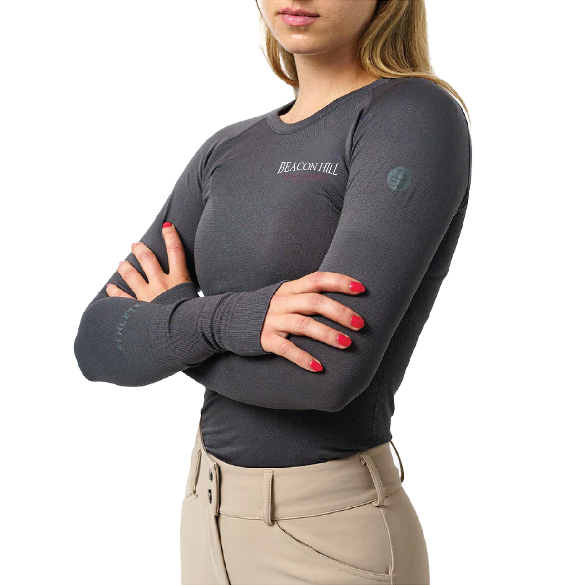 Beacon Hill Women's TKEQ 'Kennedy' Seamless Long Sleeve