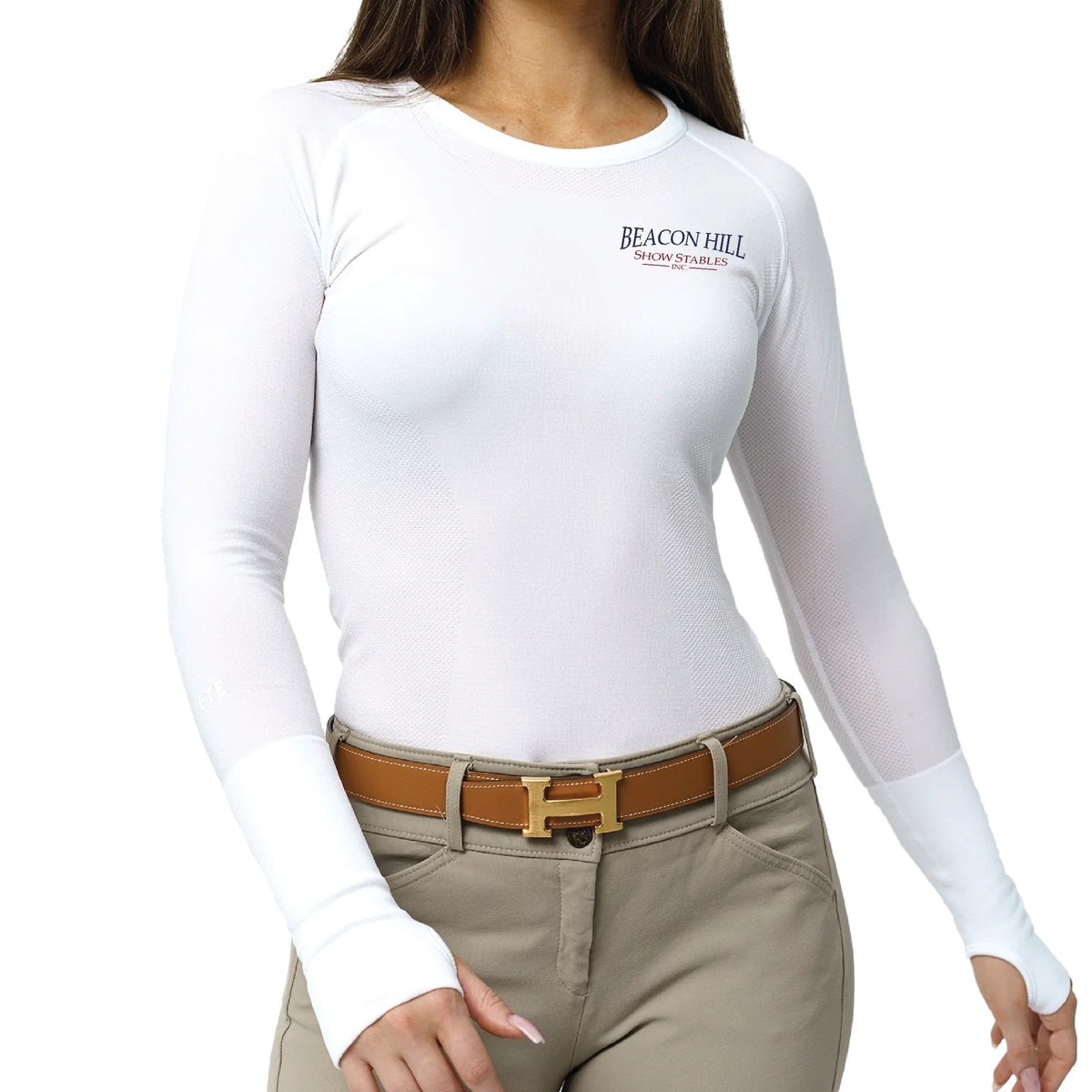 Beacon Hill Women's TKEQ 'Kennedy' Seamless Long Sleeve