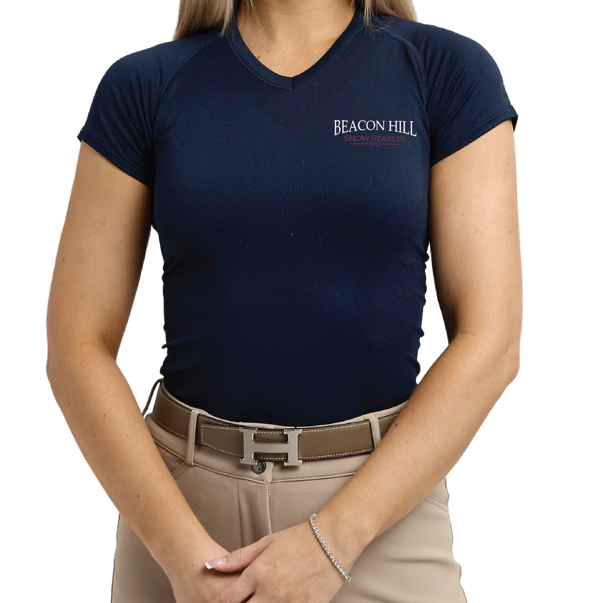 Beacon Hill Women's TKEQ 'Kennedy' Seamless Short Sleeve