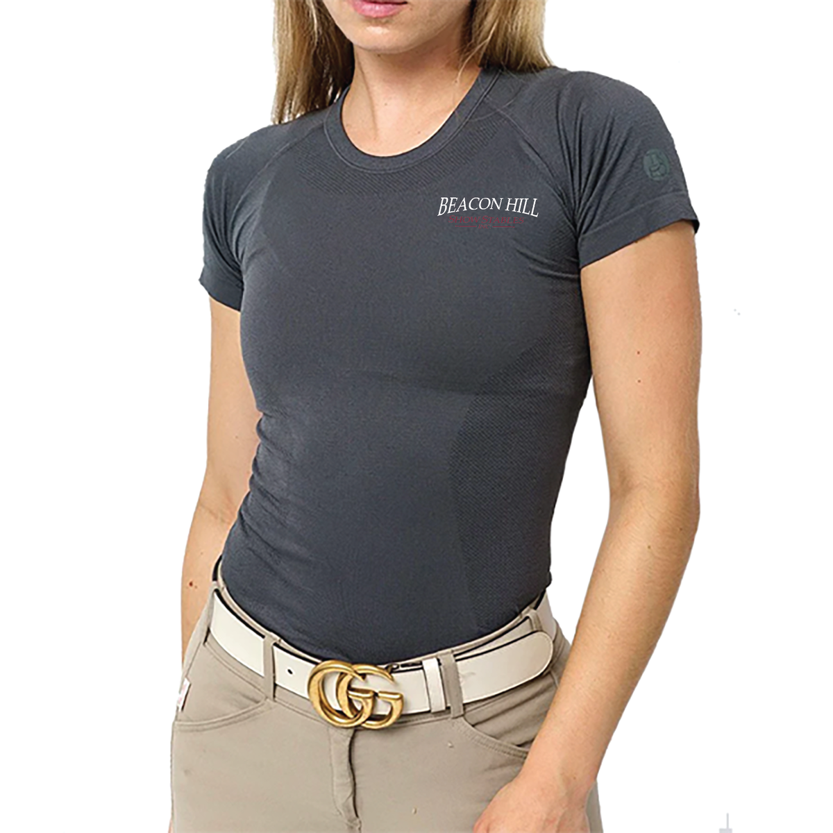 Beacon Hill Women's TKEQ 'Kennedy' Seamless Short Sleeve