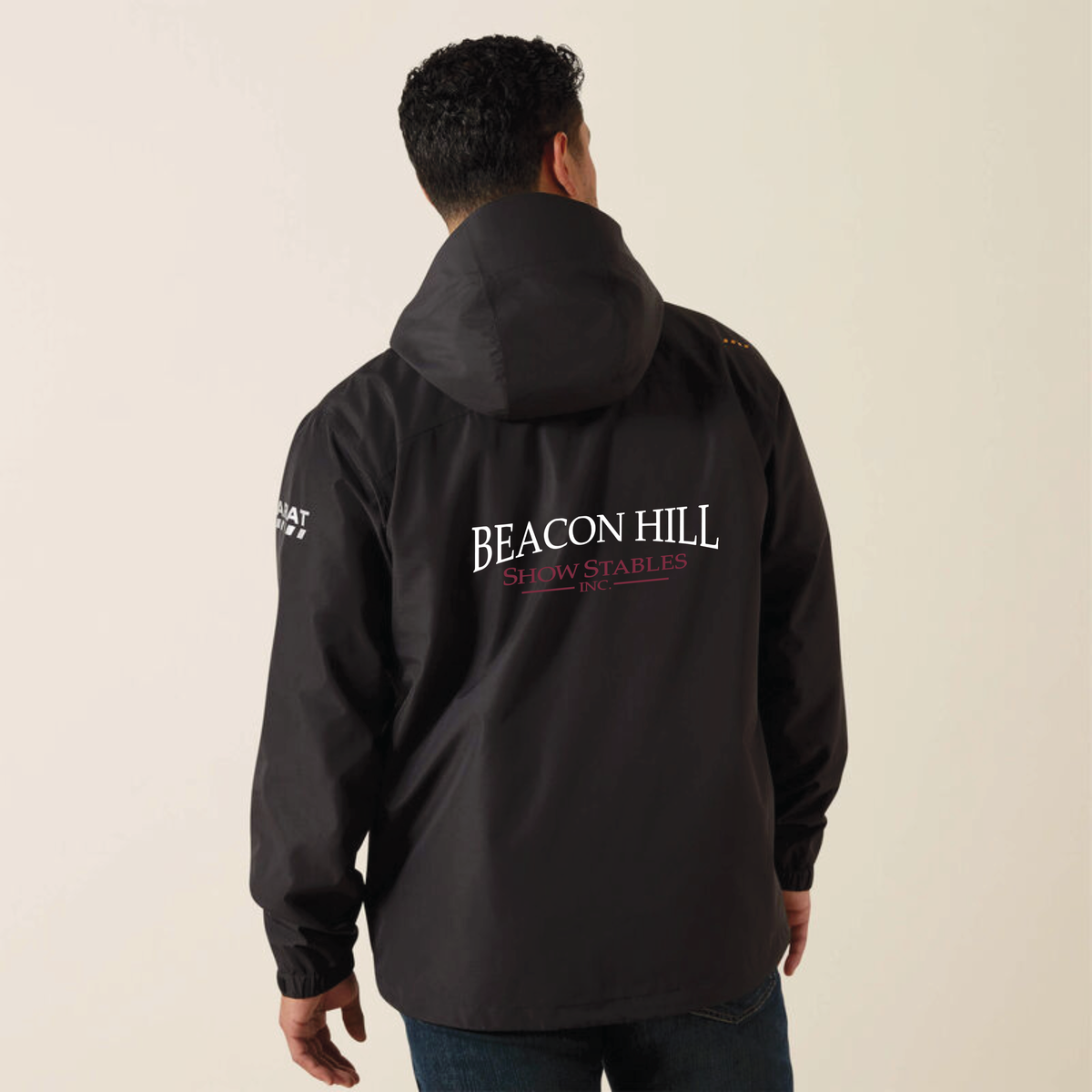 Beacon Hill Men's Ariat Rebar Stormshell Lightweight Waterproof Jacket