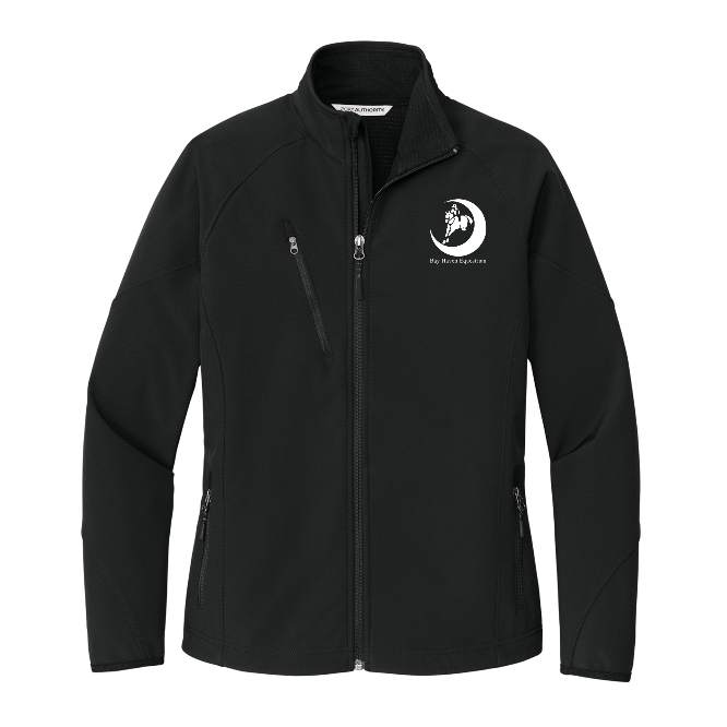 Bay Haven Women's Port Authority Textured Soft Shell Jacket