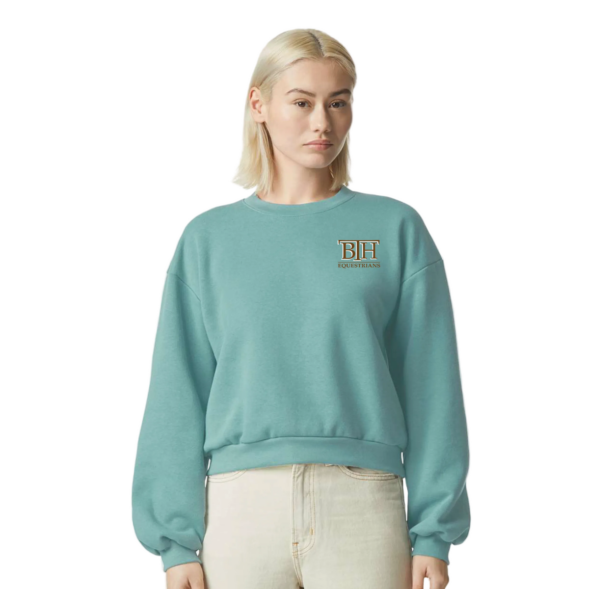 BTH Equestrians Women's American Apparel ReFlex Fleece Crewneck Sweatshirt