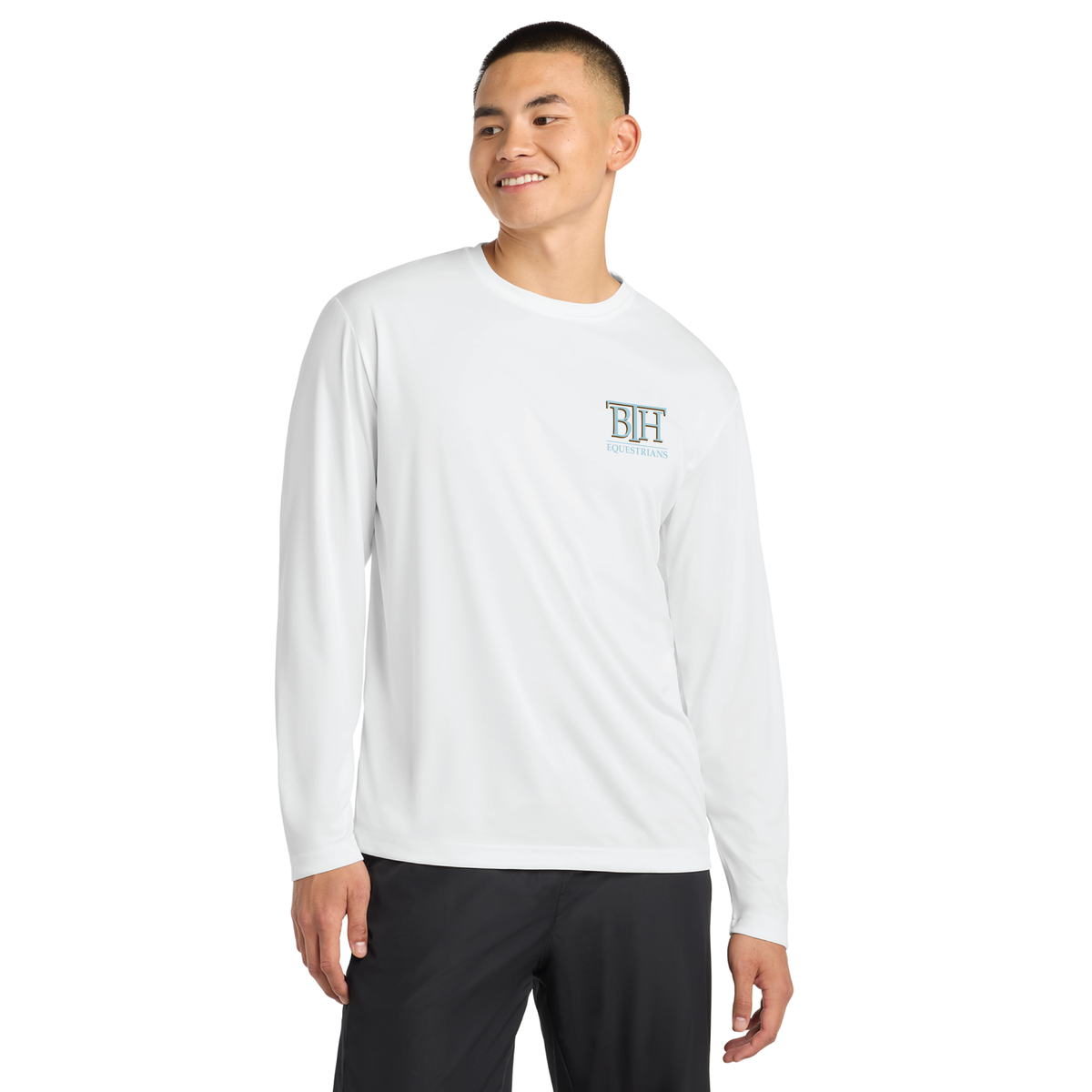 BTH Equestrians Men's Sport-Tek Long Sleeve PosiCharge Competitor Tee