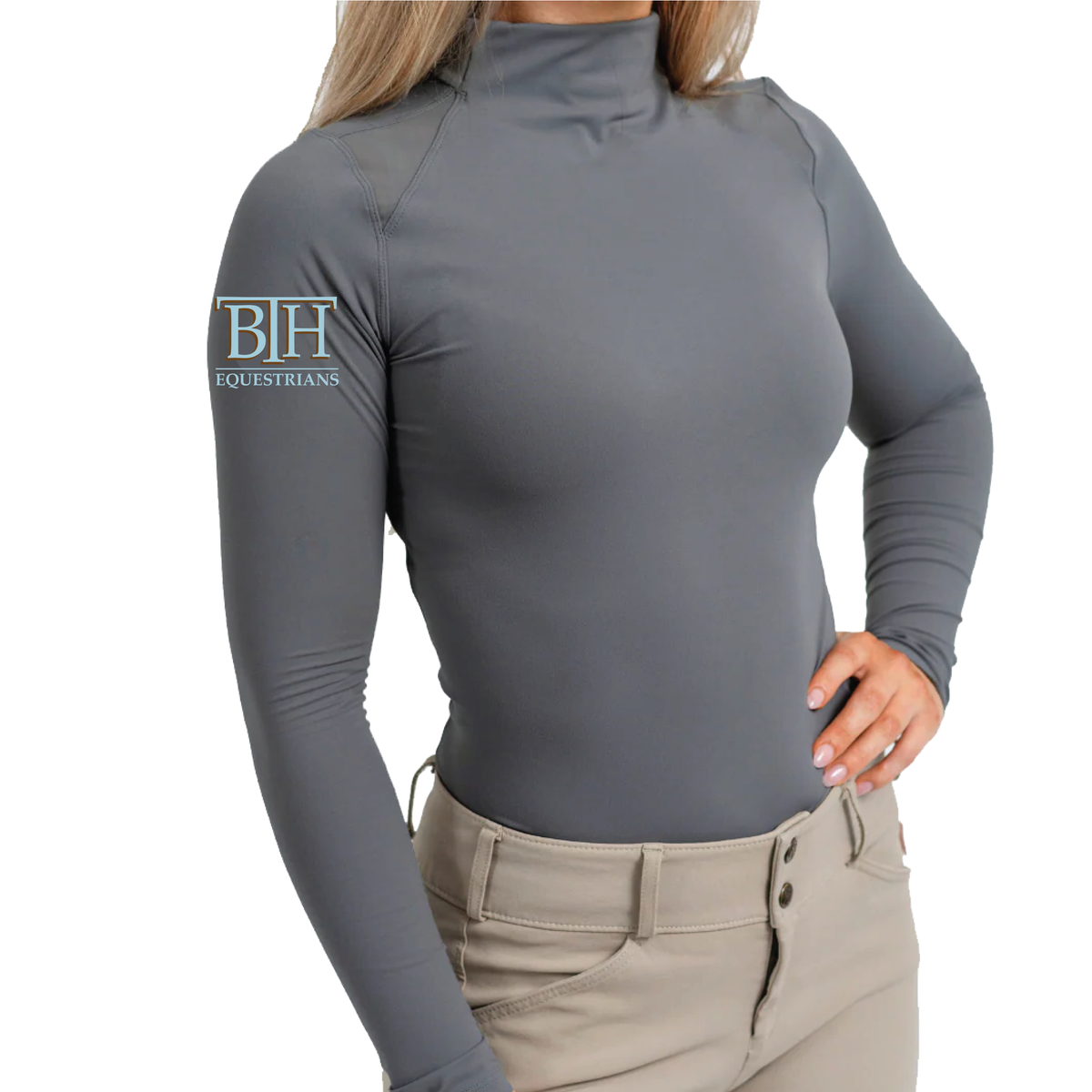 BTH Equestrians Women's TKEQ 'Chloe' High Collar Technical Top
