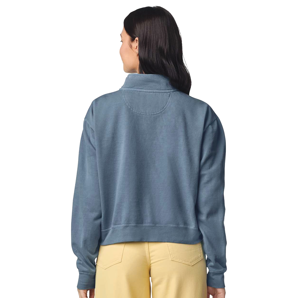 Blue Wood Farm Women's Comfort Colors Mid Length Quarter Zip