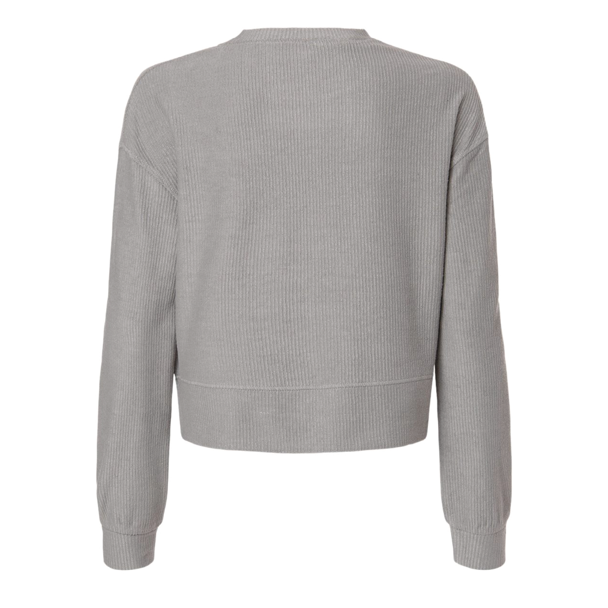 Blue Wood Farm Women's Boxercraft Rib Knit Corded Boxy Crewneck Sweatshirt